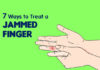 get rid of jammed finger