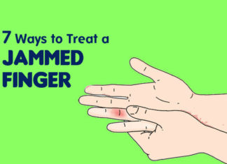 get rid of jammed finger