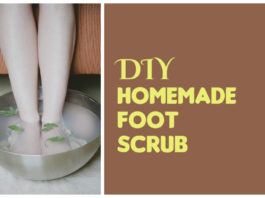 DIY Homemade Foot Scrub