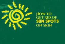 how to get rid of sunspots