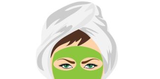 DIY homemade green tea face mask