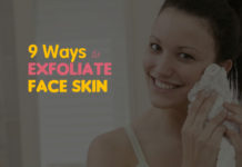 How to exfoliate face skin and face