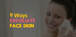 How to exfoliate face skin and face