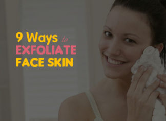 How to exfoliate face skin and face