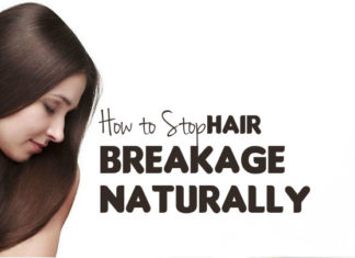how to stop hair breakage naturally at home