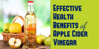 Effective Health Benefits of Apple Cider Vinegar
