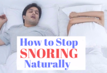 how to stop snoring naturally at home