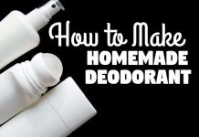 How to make homemade deodorant