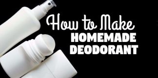 How to make homemade deodorant