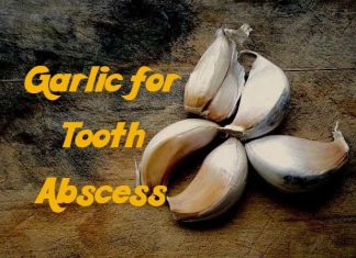 home remedies using Garlic for Tooth Abscess