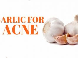 how to use garlic for acne treatment