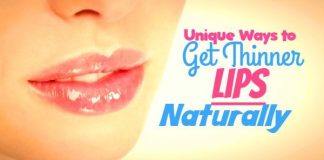 Unique Ways to Get Thinner Lips Naturally