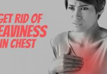 how to get rid of heaviness in chest