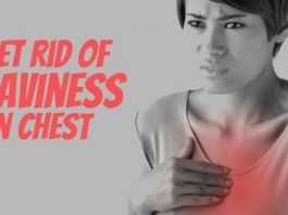 how to get rid of heaviness in chest