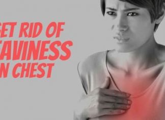 how to get rid of heaviness in chest